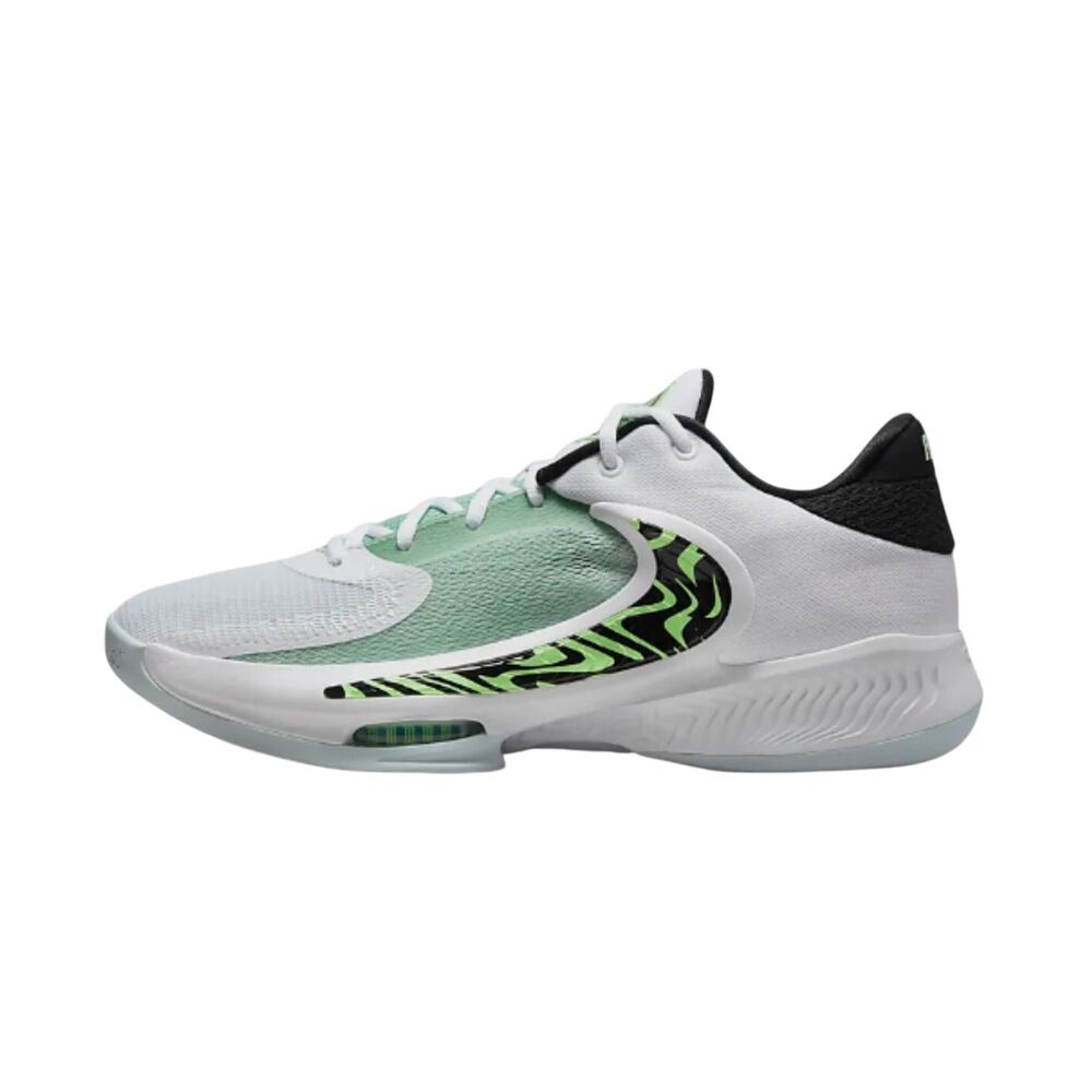 Nike Zoom Freak 4 Greek Coastline White Black & Volt 9.5M/11W